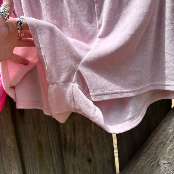 Juicy Couture Velvet Plush Elastic Waist Pull On Bedazzled Butt Lounge Shorts - Picture 4 of 7